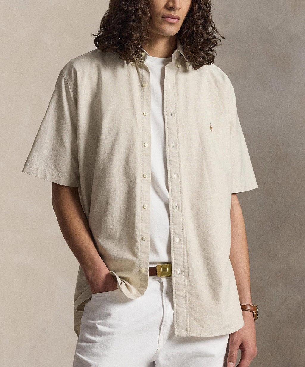 Polo Ralph Lauren Short Sleeve Solid Oxford Sport Shirt