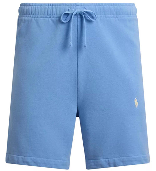 Loopback Fleece Pull-On Shorts In Bristol Blue