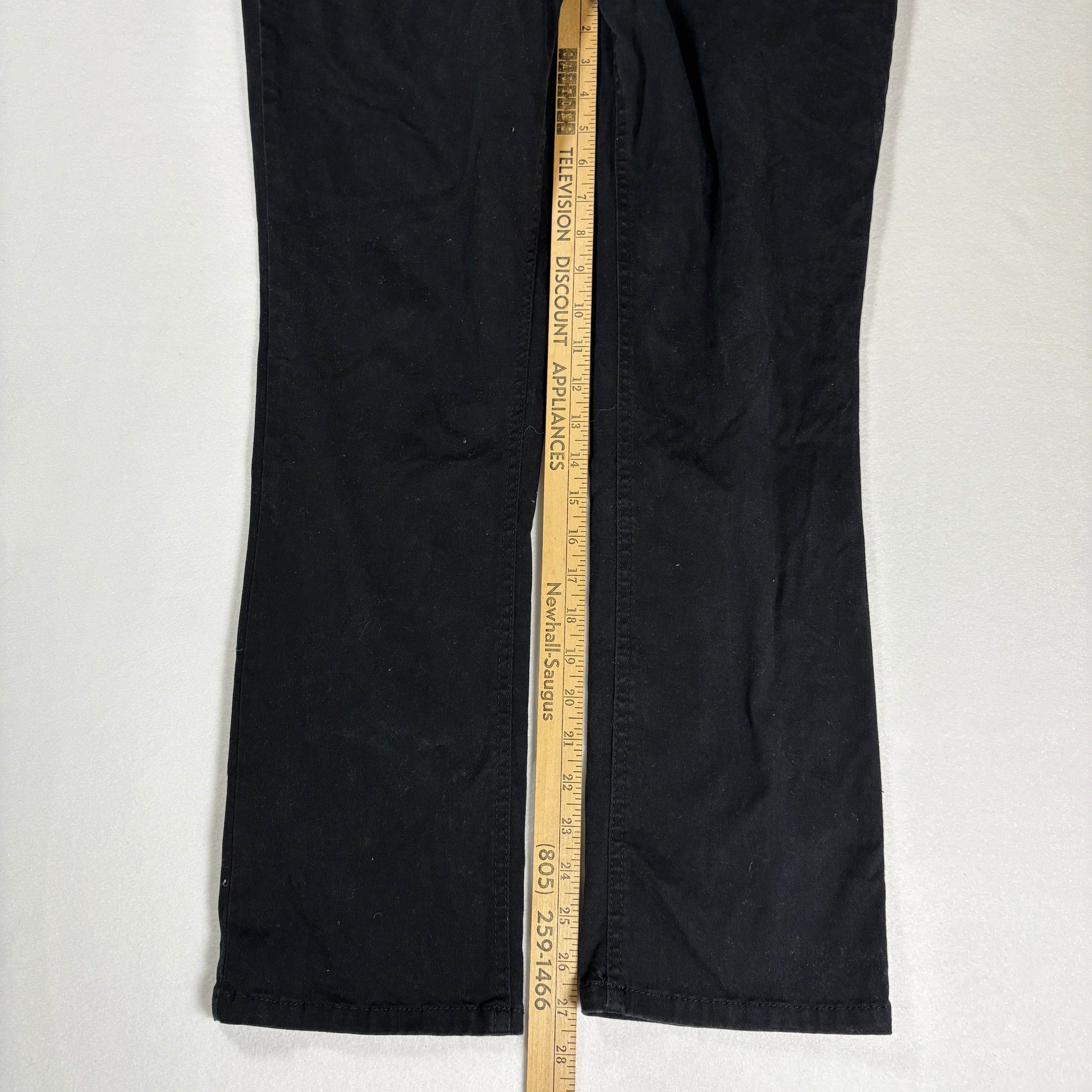Laura Ashley Pants Women’s 14P Black Straight Leg Denim Jeans Petite