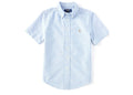 Polo Ralph Lauren Boys Short Sleeve Oxford Sport Solid Shirt Blue