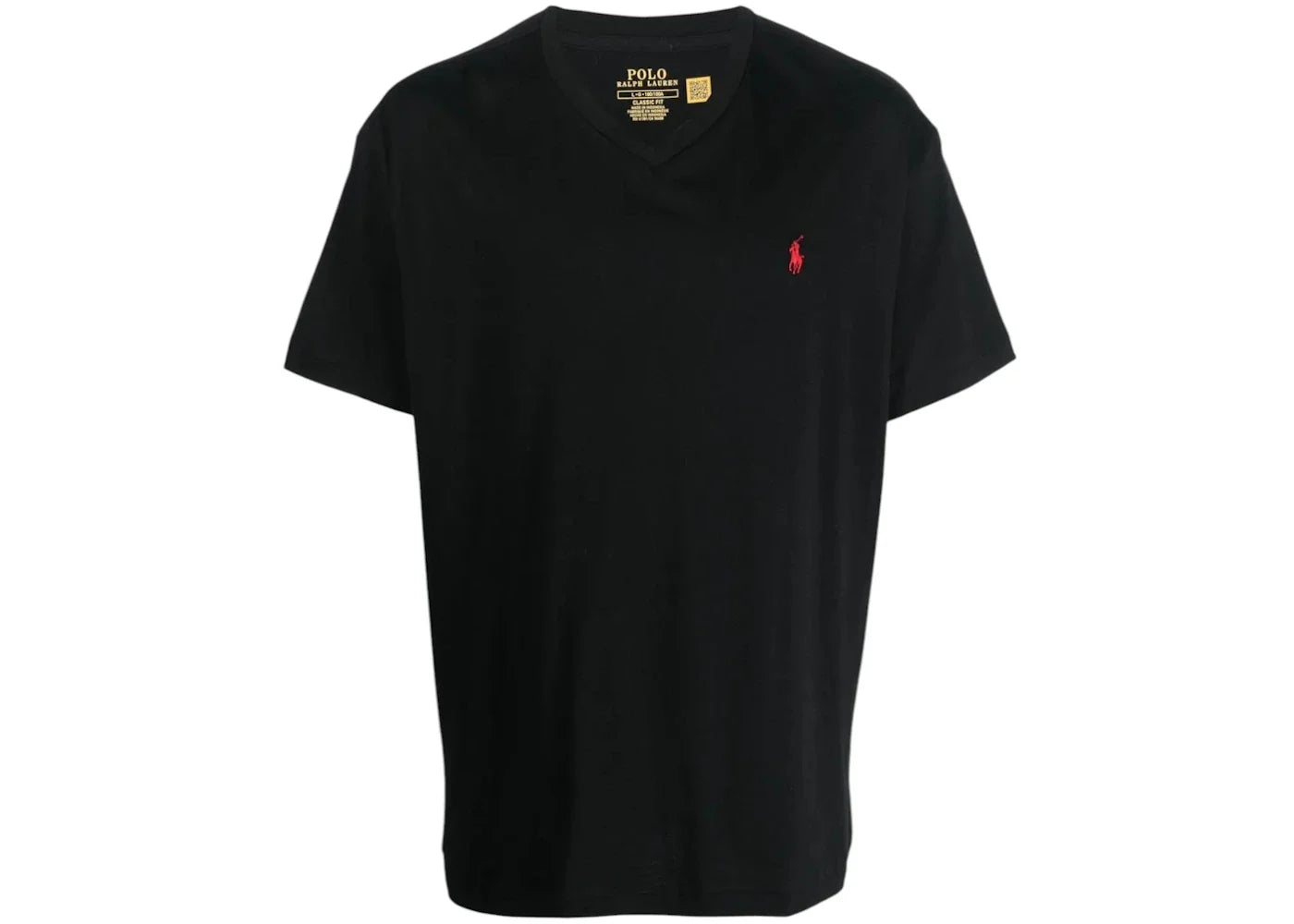 Polo Ralph Lauren Short Sleeve V-Neck Classic Fit T-shirt Rlblack