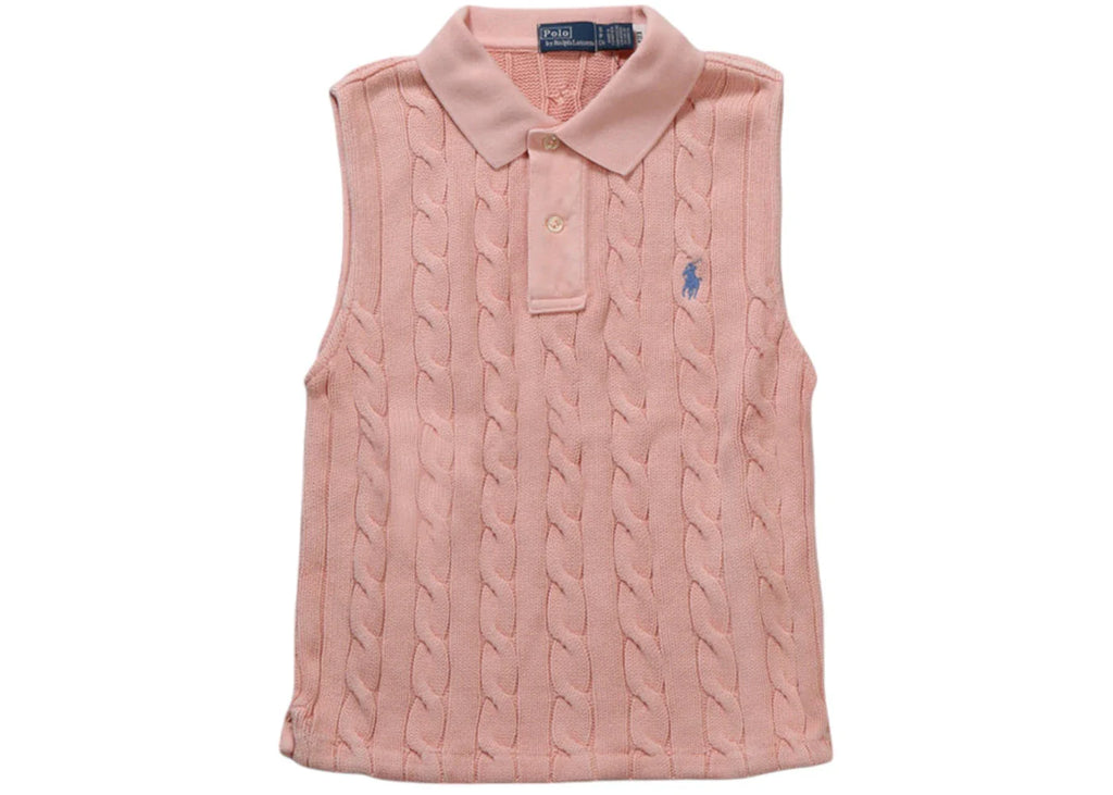 Polo Ralph Lauren Sleeveless Polo Pink Sand