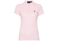 Polo Ralph Lauren Stretch Mesh Julie Polo Slim Short Sleeve Polo Shirt Sunkissed Pink