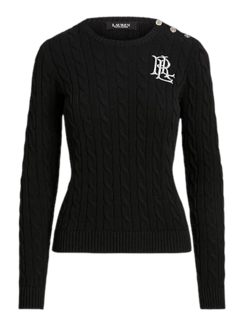 LAUREN RALPH LAUREN Maglia Donna  200932223 001 BLACK