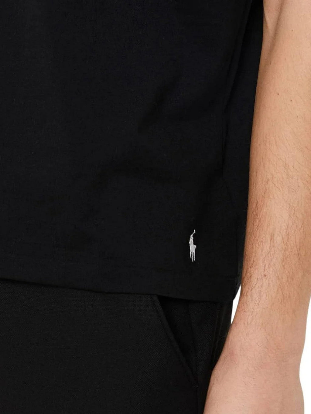 POLO RALPH LAUREN T-shirt Uomo S/S CREW-SLEEP-TOP 714899613 004 POLO BLACK