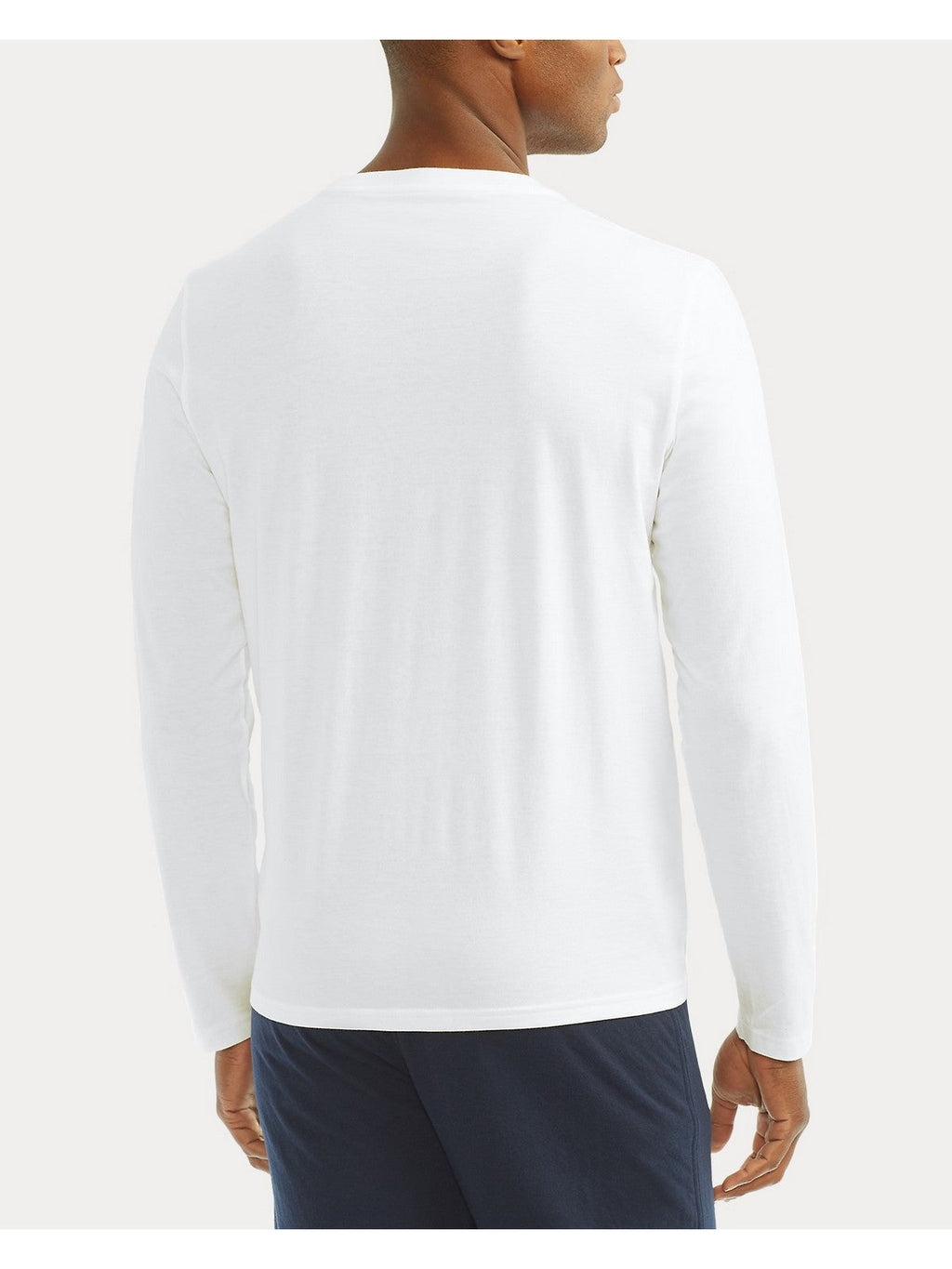 POLO RALPH LAUREN T-shirt Uomo L/S CREW-SLEEP-TOP 714844759 004 WHITE