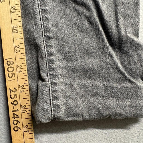 Lauren Ralph Lauren Gray Stretch Jeans Womens Size 2 Straight Leg Denim Pants