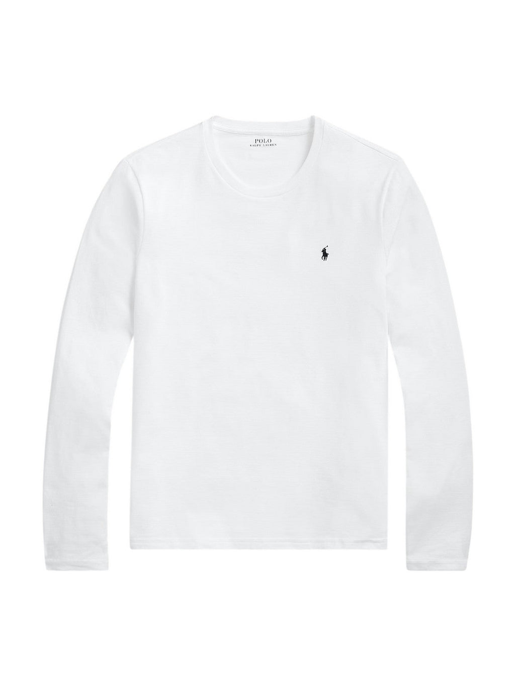 POLO RALPH LAUREN T-shirt Uomo L/S CREW-SLEEP-TOP 714844759 004 WHITE