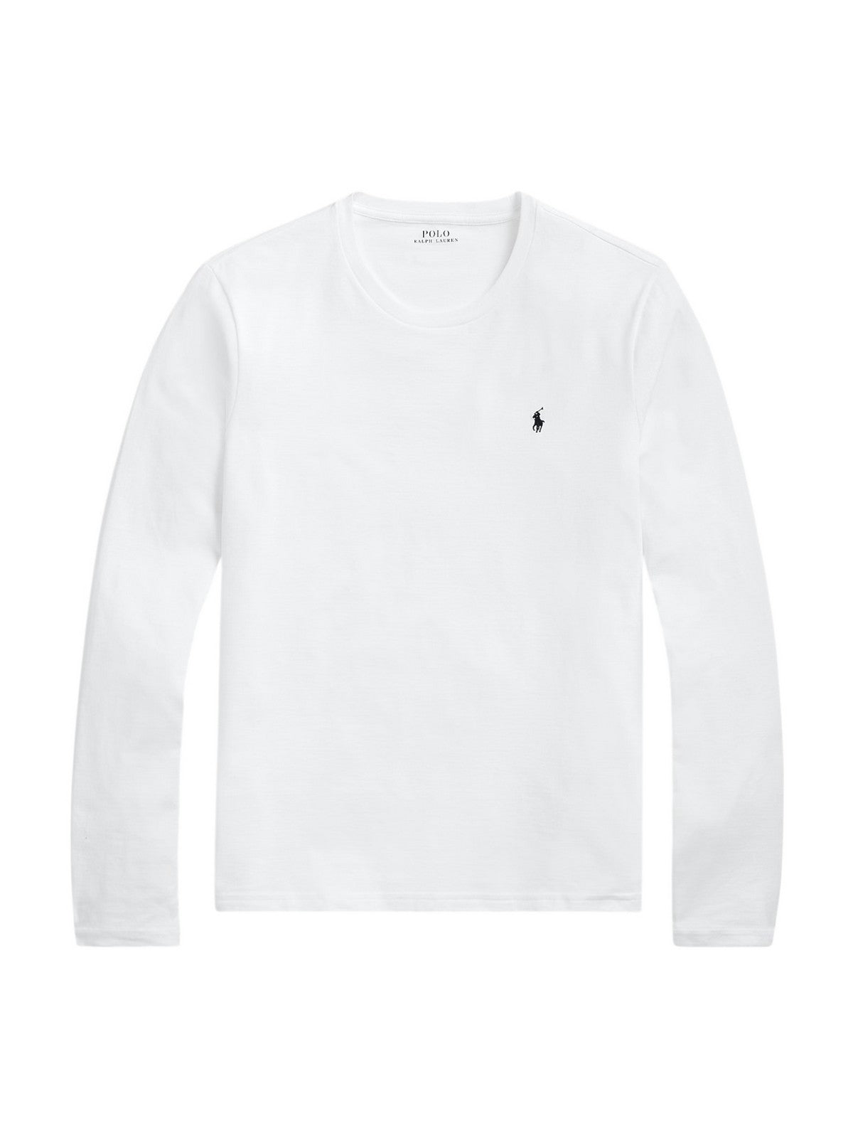 POLO RALPH LAUREN T-shirt Uomo L/S CREW-SLEEP-TOP 714844759 004 WHITE
