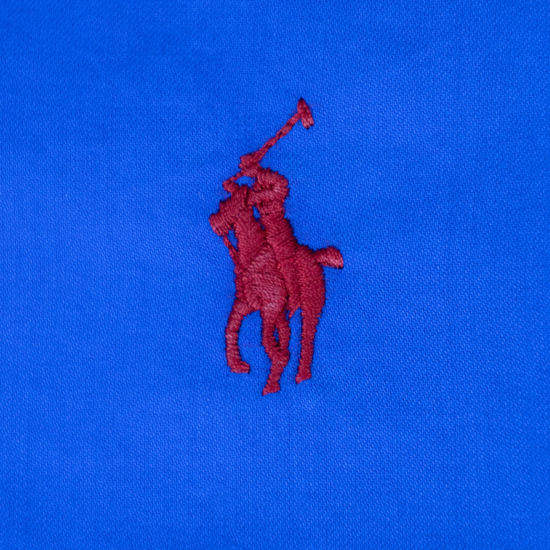 Ralph Lauren Relaxed Fit Cotton Blouse Shirt Blue Women's