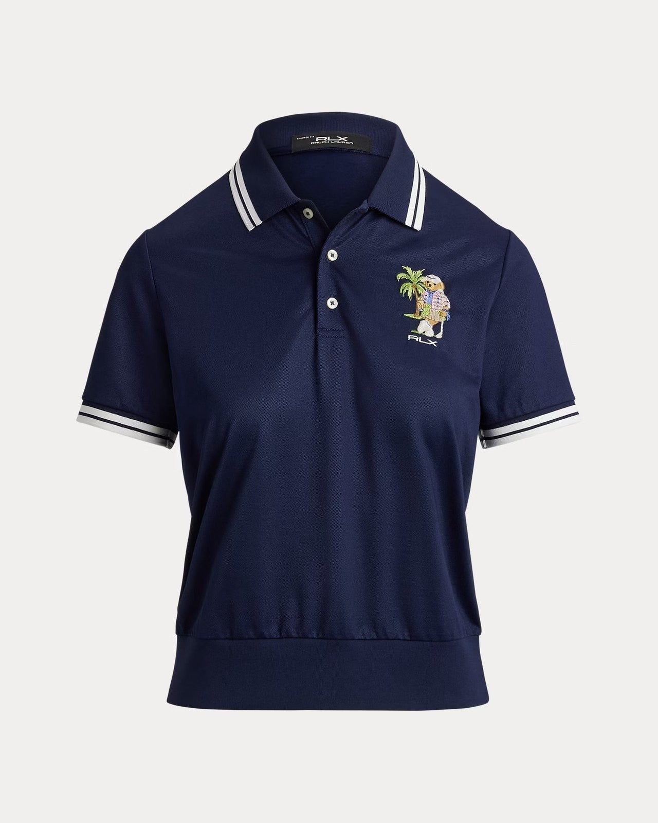 Ralph Lauren RLX Women Polo Bear Jersey Polo Shirt