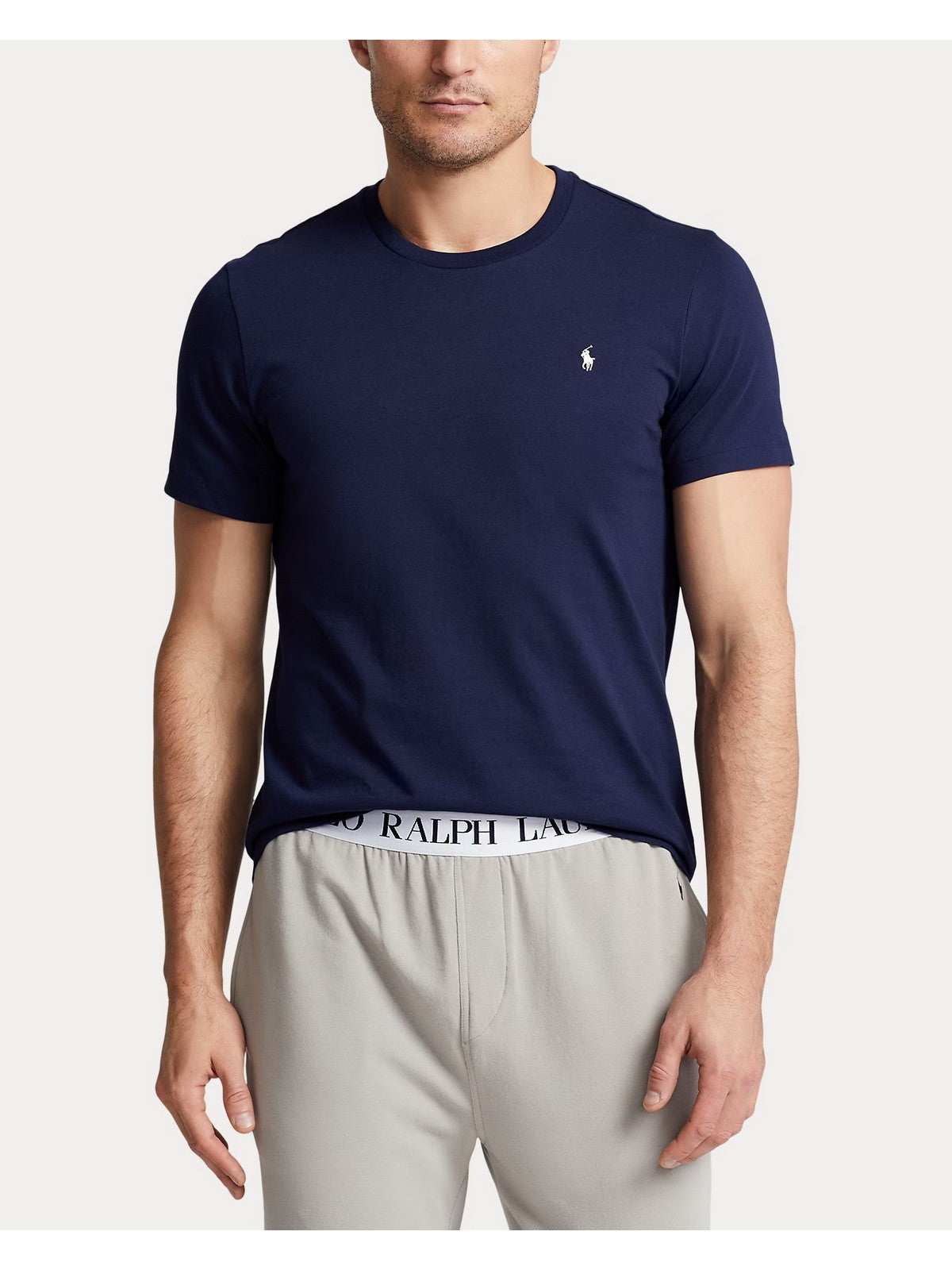 POLO RALPH LAUREN T-shirt Uomo S/S CREW-SLEEP-TOP 714844756 002 CRUISE NAVY